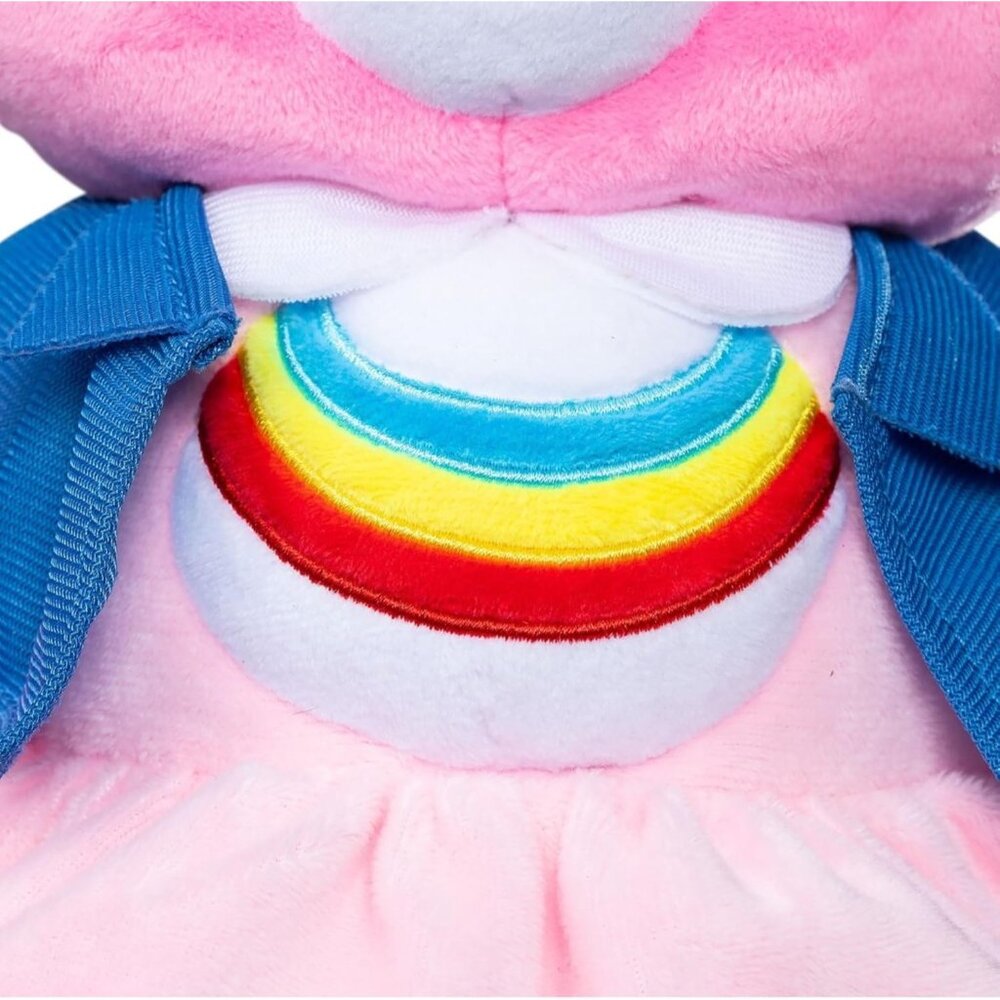 Basic Fun Care Bears x Stranger Things 12" Cheer Bear as Eleven Plush, Ltd Ed - Picture 7 of 8